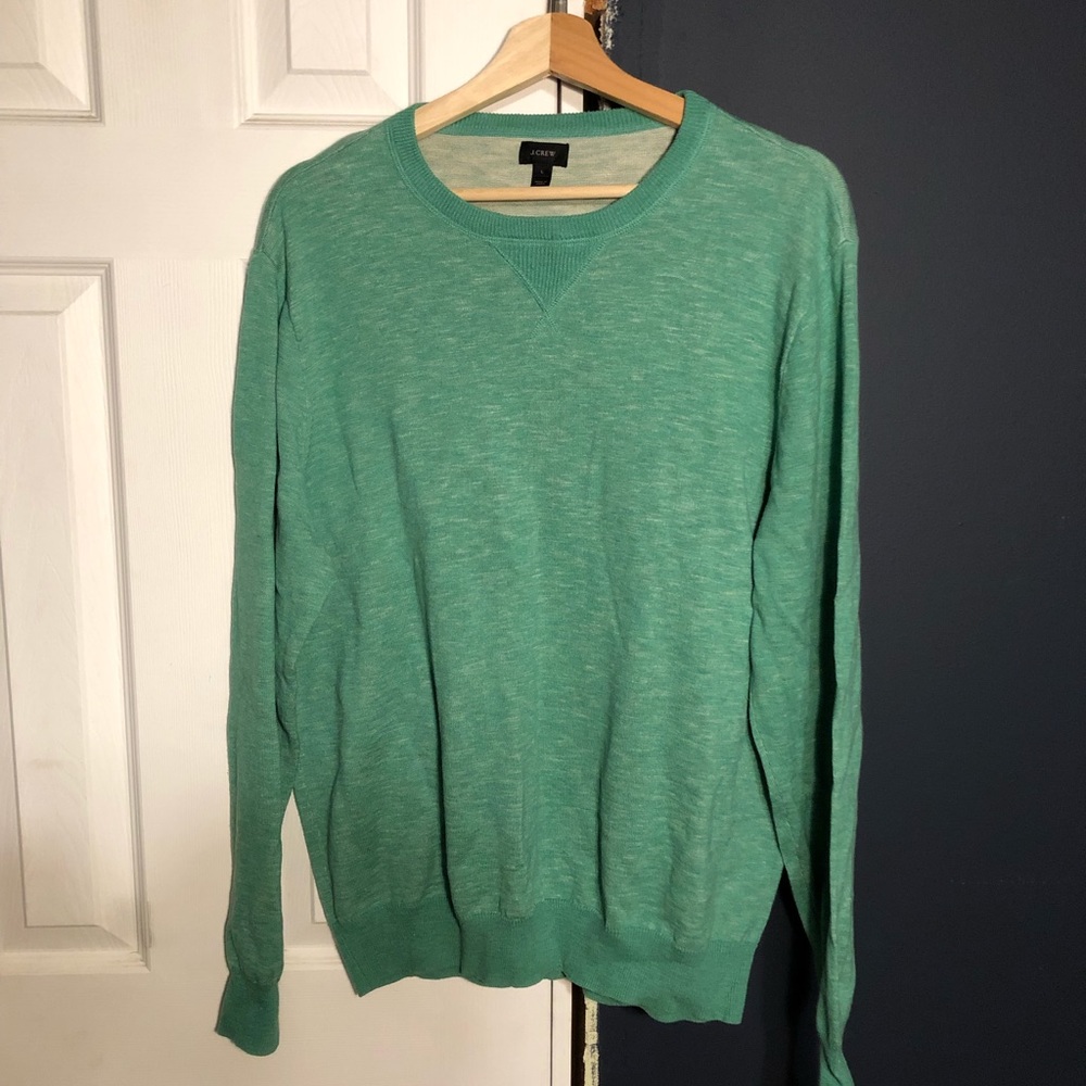 J Crew mint sweater